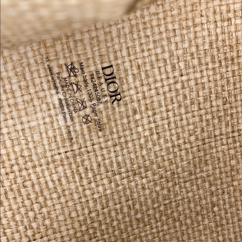 Dior Blue and Tan Tote Bag around the world - Picture 4 of 13